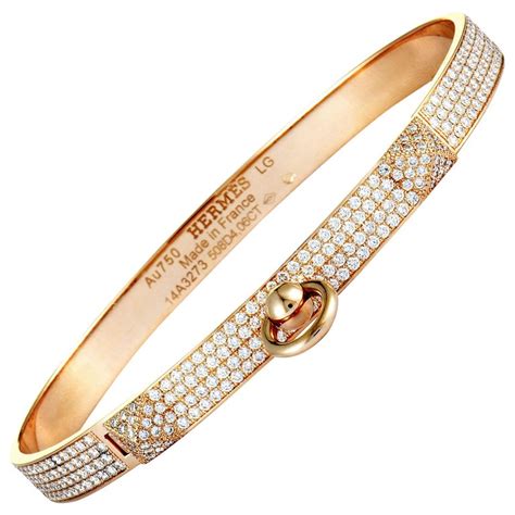 hermes bracelet with diamonds